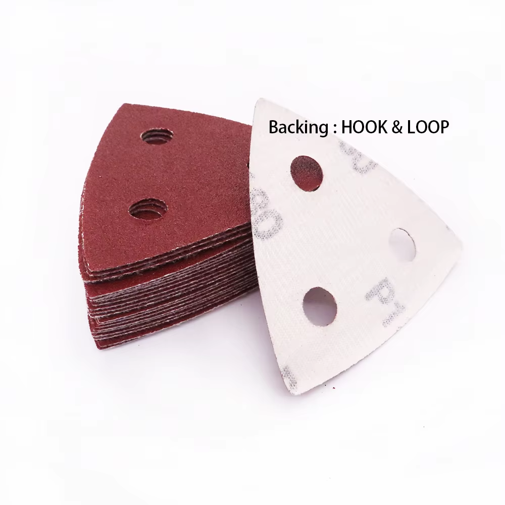 背绒三角红砂80x80x80MM 3孔 - 图片 2