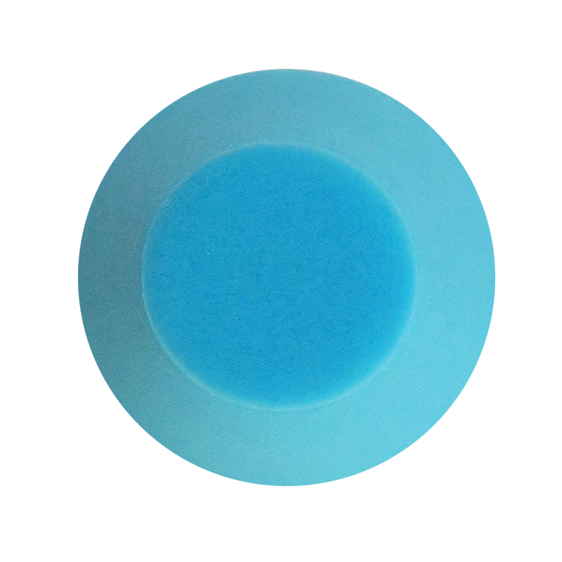 75x88mm蓝色锥形打磨抛光海绵六角柄（柄径6.35mm） - 图片 3