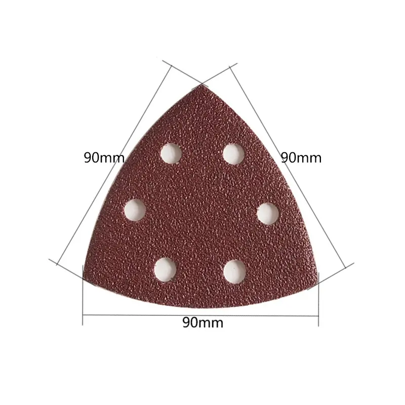 背绒三角红砂90*90*90MM 6孔 - 图片 3