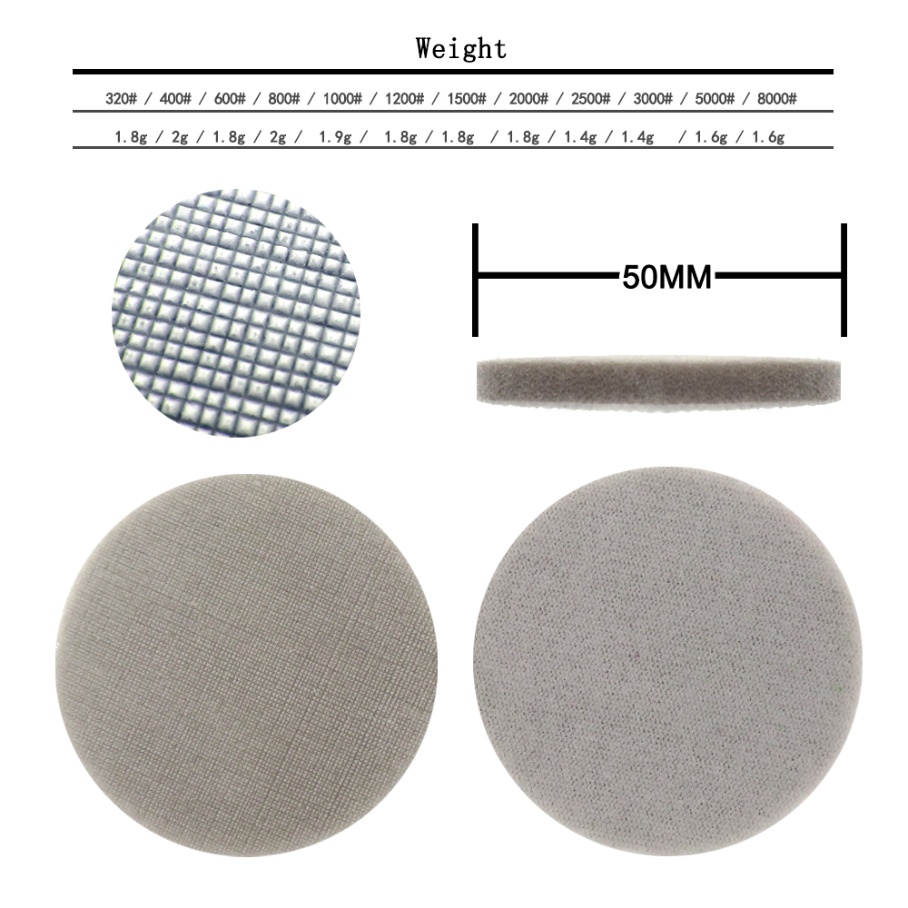 VIBRATITE 986A+背绒金字塔圆形海绵砂 - 图片 2