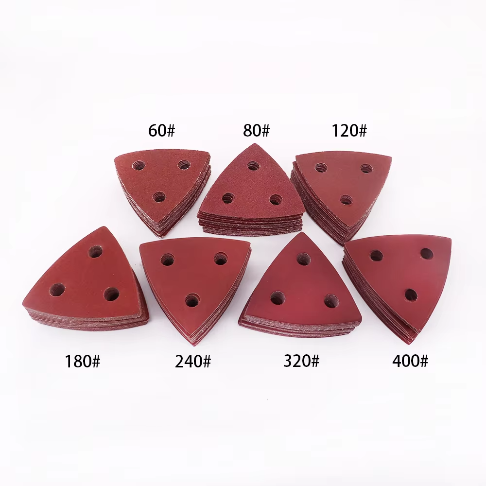 背绒三角红砂80x80x80MM 3孔 - 图片 5